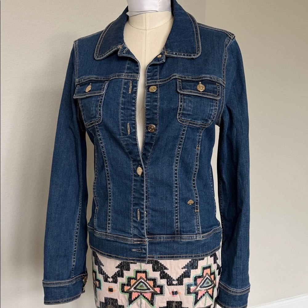 Kate Spade Dark Blue Jean Jacket